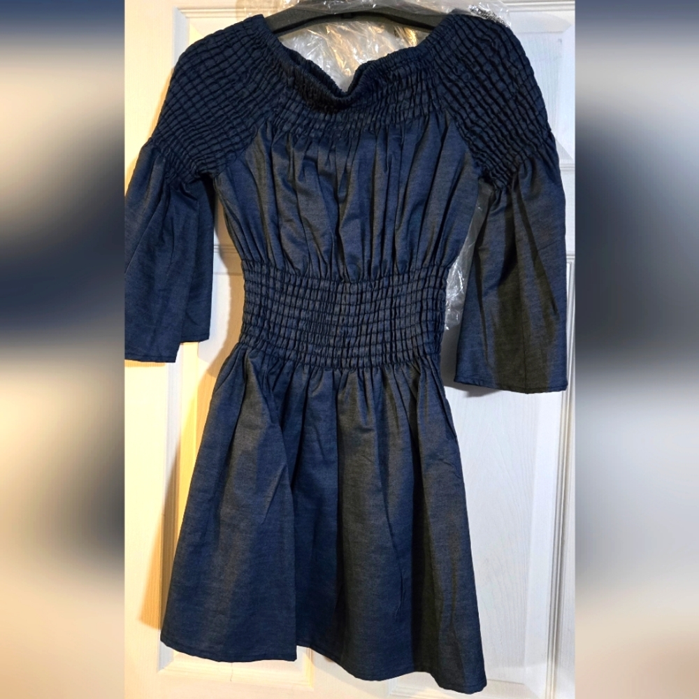 Kara Chic Denim OS Top